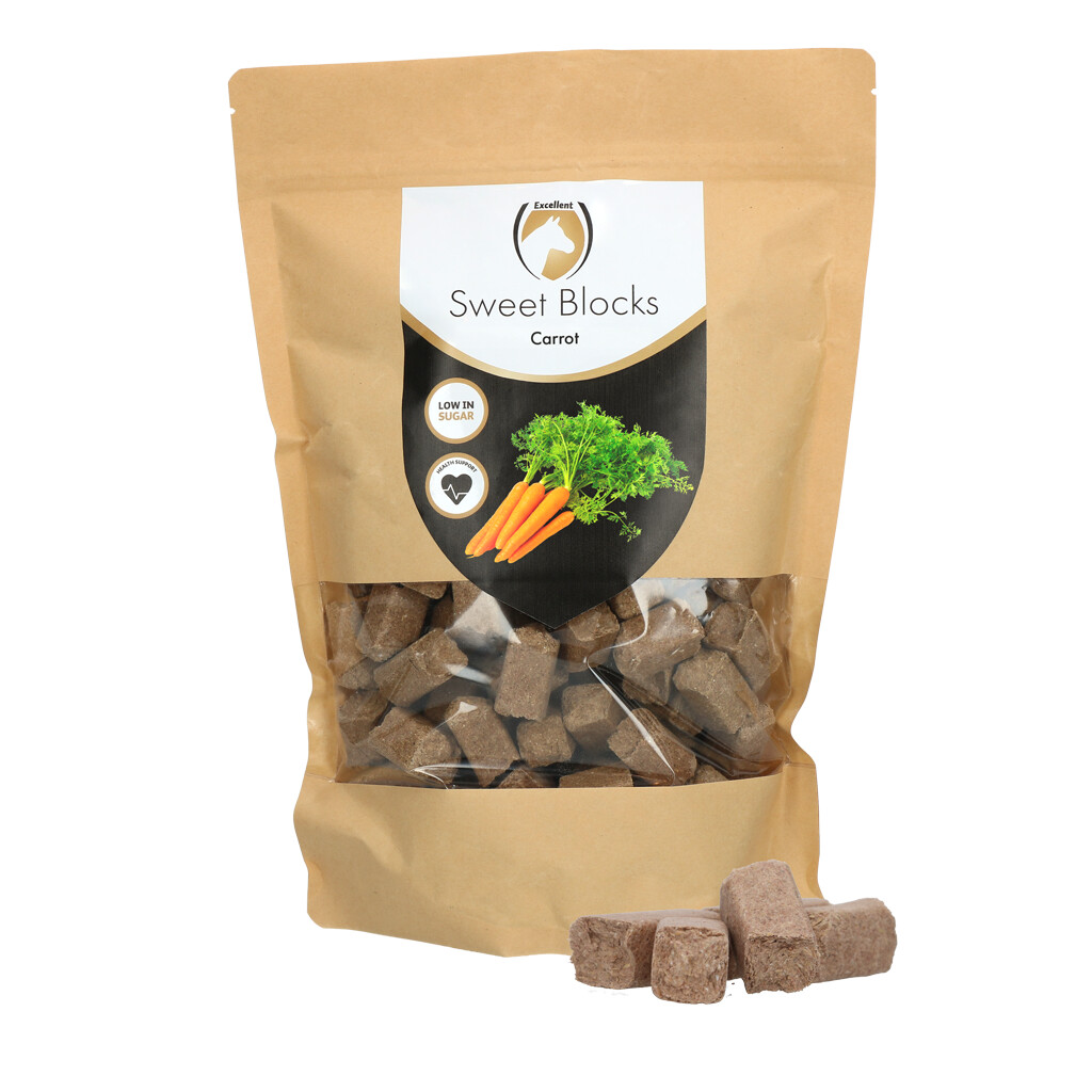 Excellent Horse Sweet Blocks Carrot 1 kg