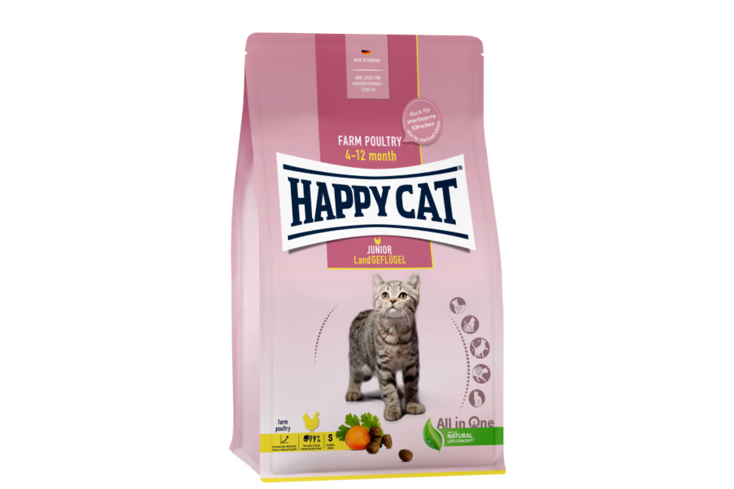 Happy Cat Junior Kylling 10kg