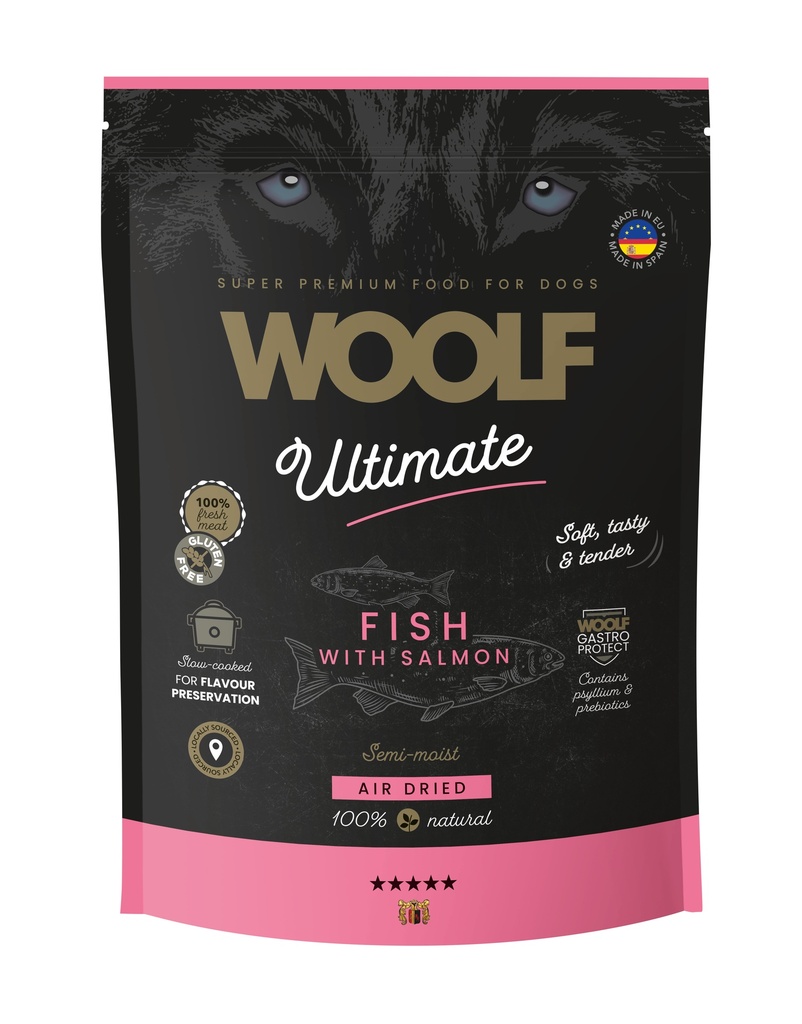 Woolf Ultimate Dogfood Fish with Salmon 1kg