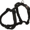 Hundesele Premium 42-60cm 15mm S/M Sort