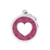 MyFamily Shine, sirkel med hjerte rosa