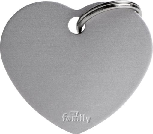 MyFamily Basic, hjerte grå L