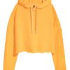 Cropped hoddie yellow