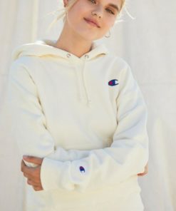 Champion hoodie chalk white