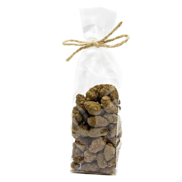 100g. Saltbrense lakrismandler