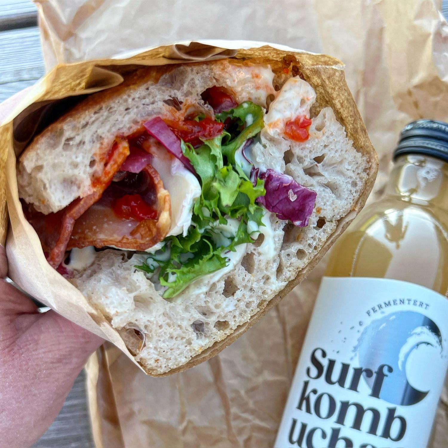 Foccacia med brie & Bacon