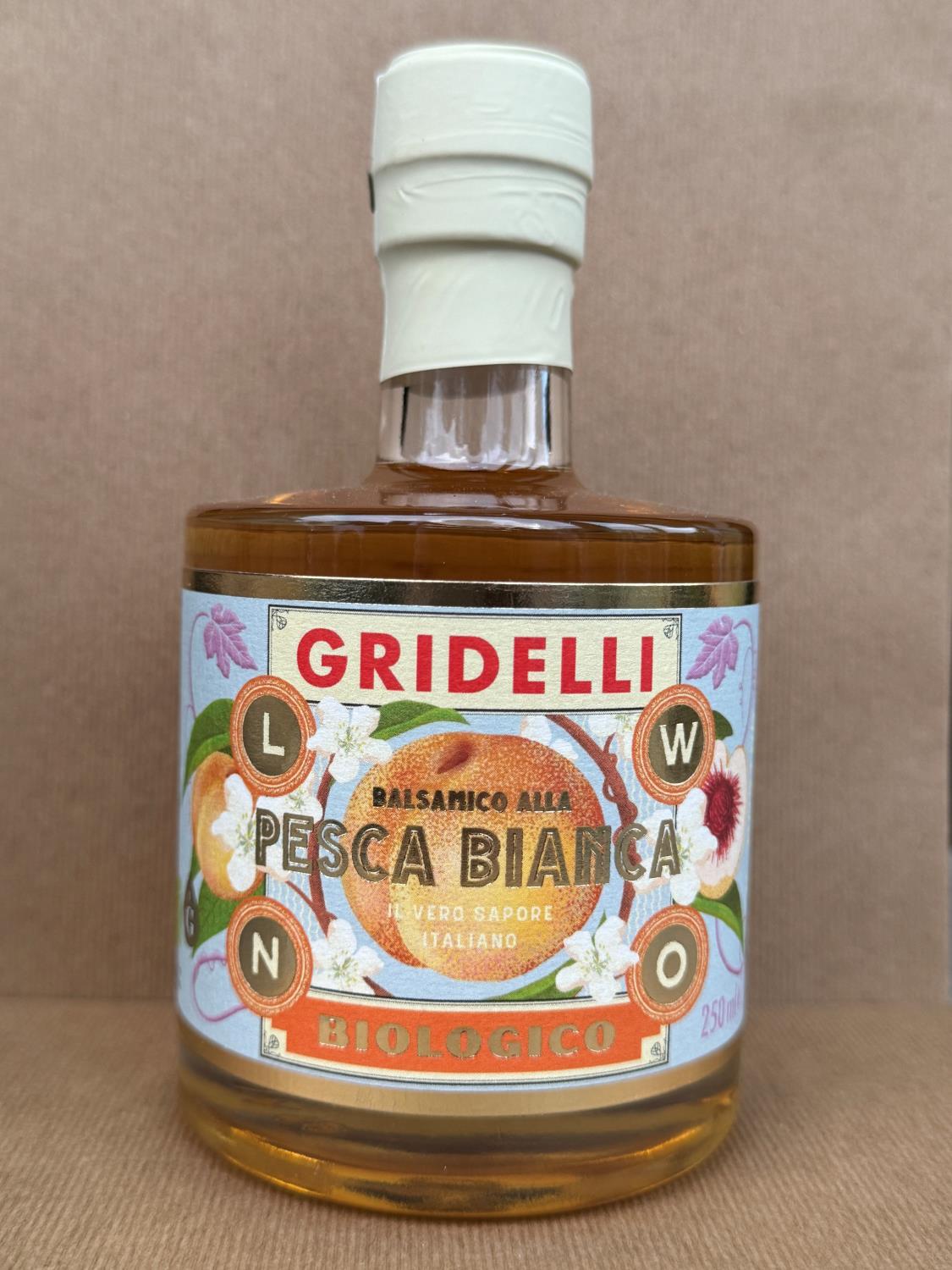 Gridelli, Balsamico med fersken.