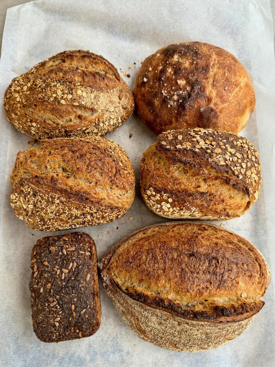 3 valgfri brød for 150.-