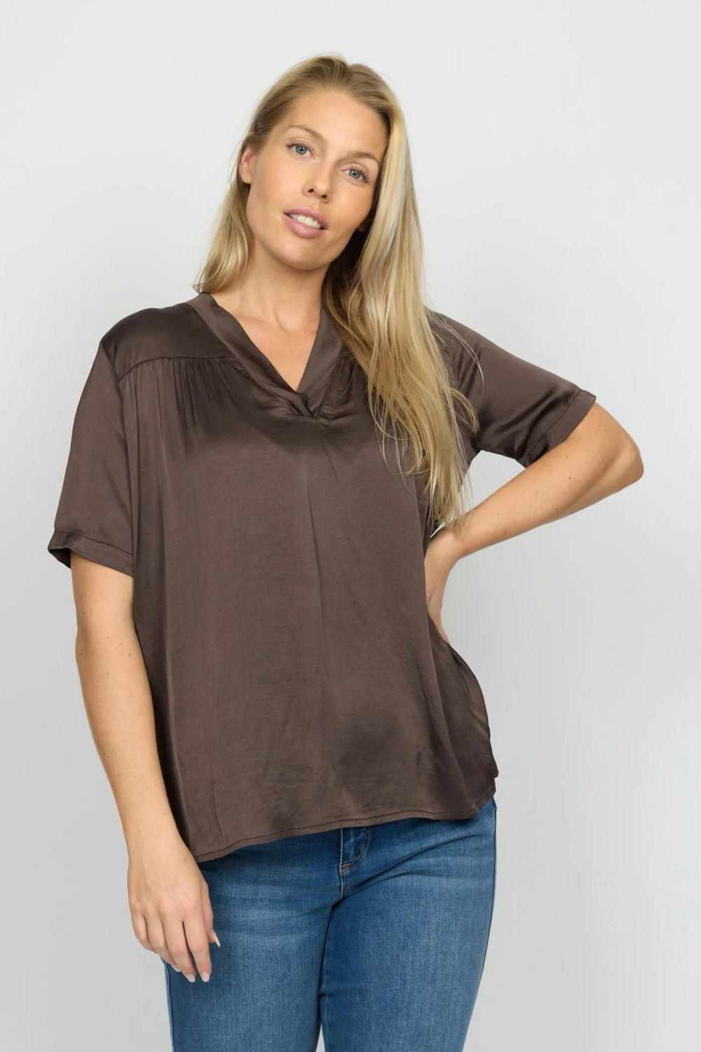 2biz Selmia Bluse Brun