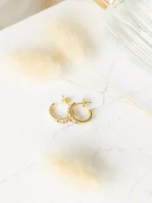 Secrets By B Zelia Øreringer Pink