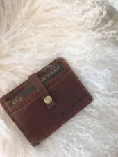 House of Sajaco cardholder cognac