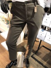 Alberto Lou Flanell Bukse Grå/brun