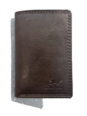Le Salle kortholder, brun