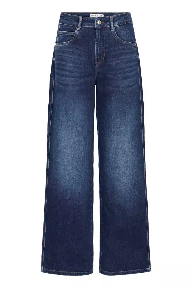 Pulz Athena UHW jeans wide