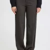 Pulz Bindy Melange HW pant wide