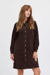 Pulz Sally kjole Brun