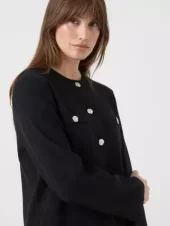 YAS PIMI Sort Cardigan