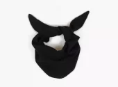 Nohr mohair triangel skjerf svart