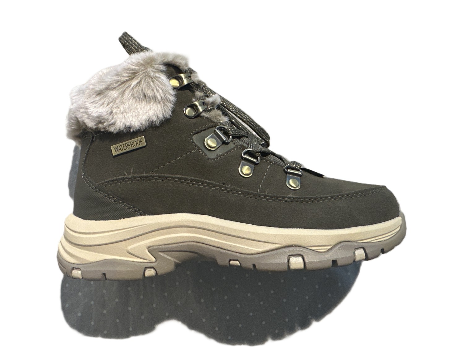 Skechers Trego - Snow Worries - Waterproof oliven