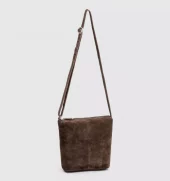 House of Nordic semsket skinn veske brun