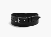 Manzini skinnbelte svart