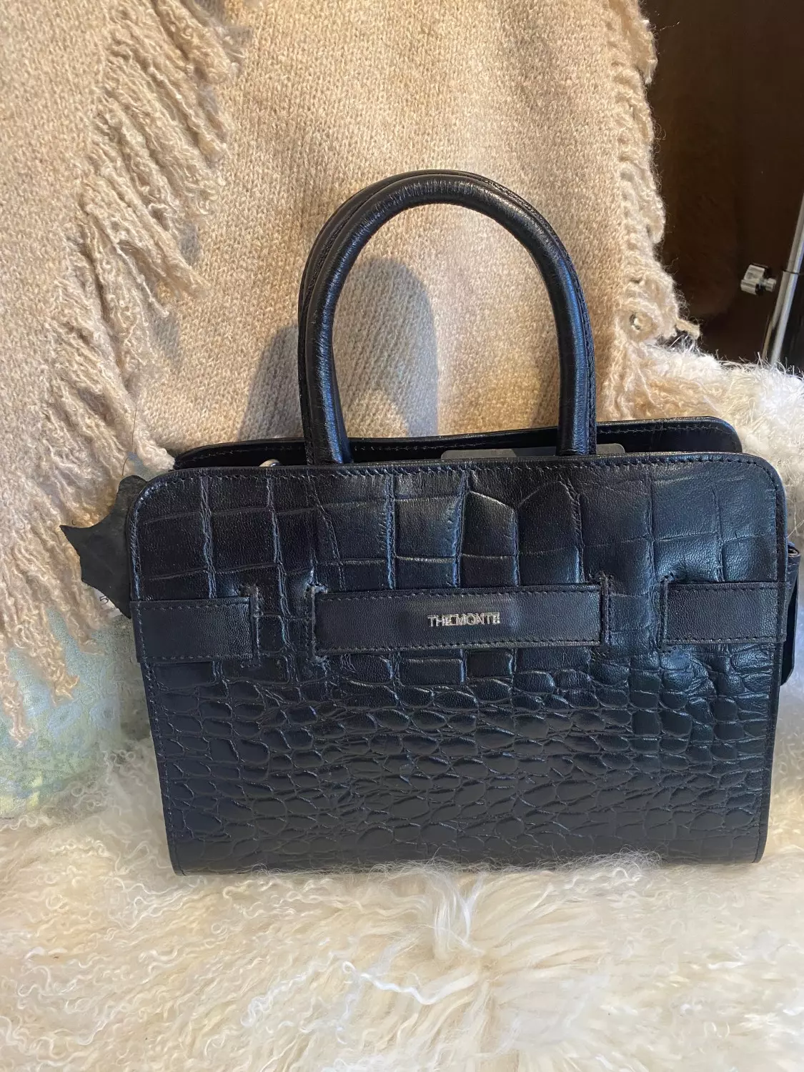 The Monte skinnveske svart