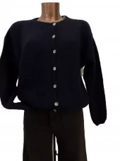 Paolo. J   Mohair Cardigan Blå Onesize