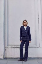 Pulz Chel UHW bootcut jeans