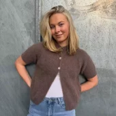 Paolo strikkejakke i mohairblanding