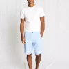 Bruun&Stengade Paolos Linshorts Lys Blå
