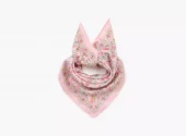 MANZINI Skjerf med Floral Print 70x70 cm
