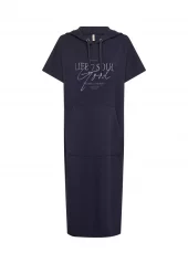 Soya Banu kjole marineblå