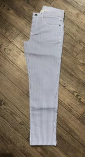 2Biz Banja 7/8 bukse med striper blå