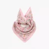 MANZINI Skjerf med Floral Print 70x70 cm