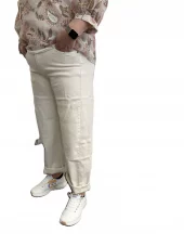 Massimi Barrel bukse  Lys Beige