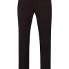Alberto PIPE - Diamond Brushed Cotton bukse brun
