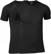 Dovre 2 pack T-shirt bambus med rund hals, sort
