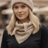 Norway Design studio trekantskjerf taupe melert