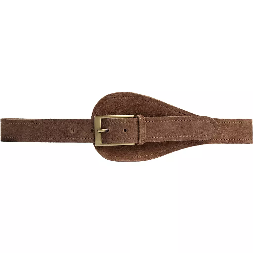 Depeche belt semsket skinn