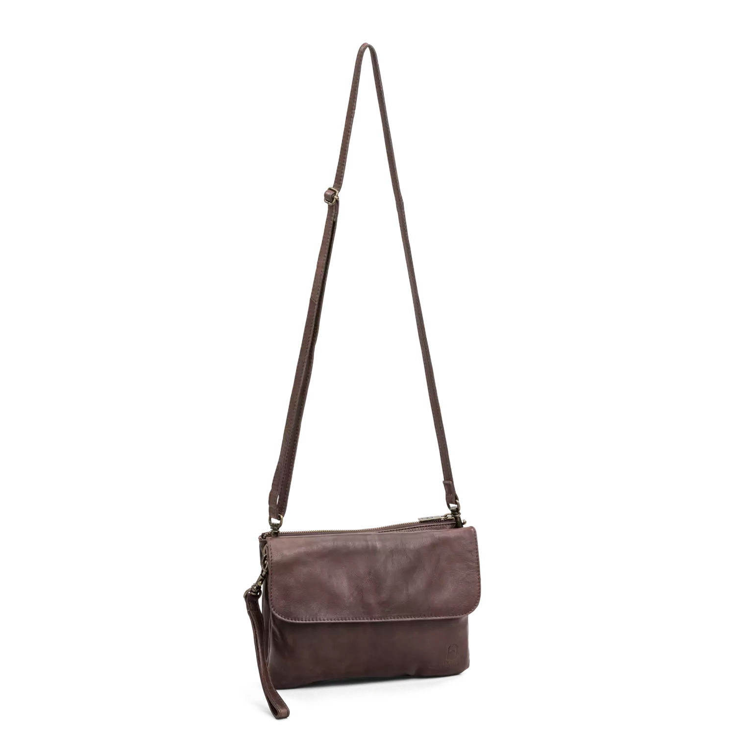 House of Nordic Flap over veske, Skinn