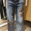 Massimo Jeans med broderi