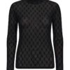 Mesh Turtle Neck