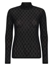 Mesh Turtle Neck