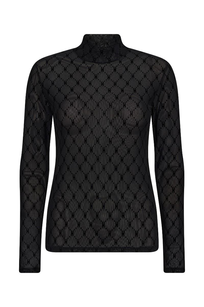 Mesh Turtle Neck