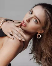 Carolina Swarovski - White/Gold