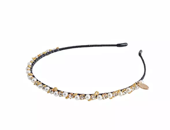 NN Hårbøyle med Perler&Stener