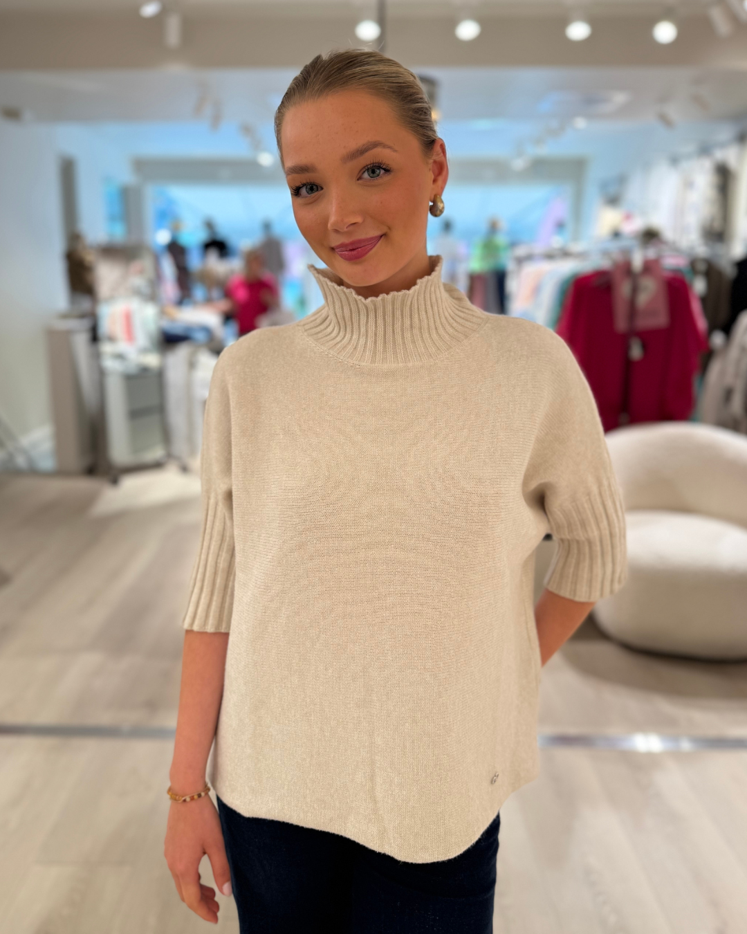 Turtleneck Sweat - Sabbia