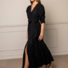 Sylvie Dress - Matte Black