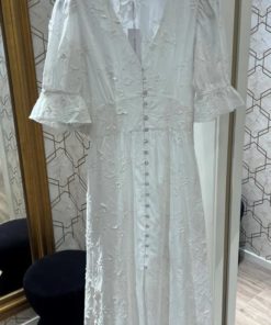 Andrea Dress - Antique White