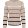 Cashmere pullover with stripes